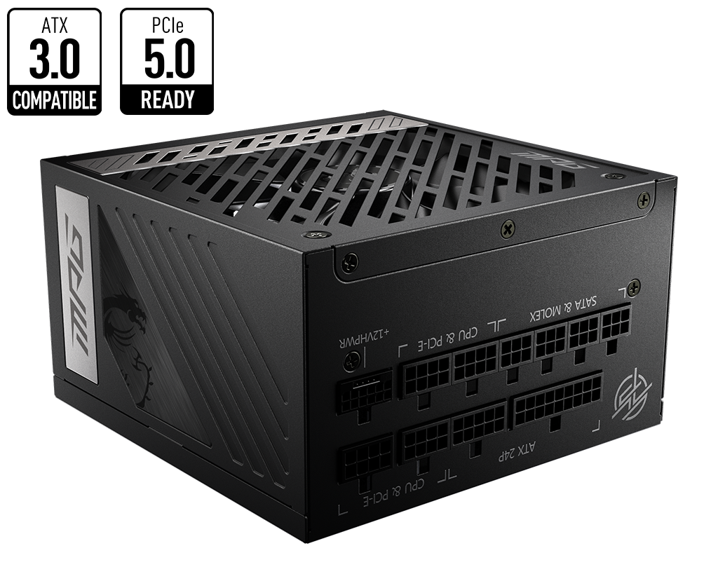 Nguồn Msi MPG A1000G PCIE5 1000W (80 Plus Gold/Full Modular/Màu Đen) - Ảnh 4