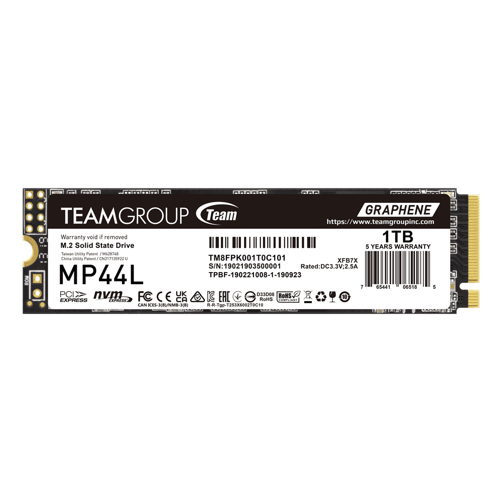 Ổ cứng SSD TeamGroup MP44L 1TB M.2 2280 PCIe Gen4x4 (TM8FPK001T0C101)